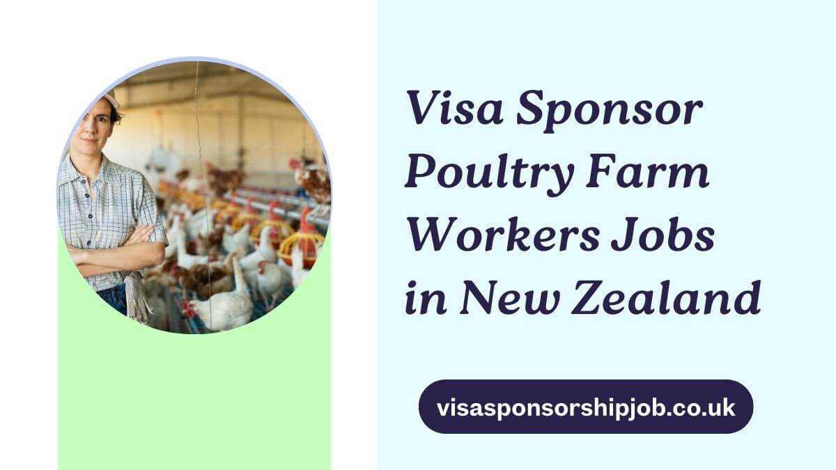Visa Sponsor Poultry Farm Workers Jobs in New Zealand