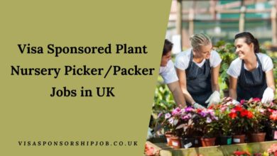 Visa Sponsored Plant Nursery Picker/Packer Jobs in UK