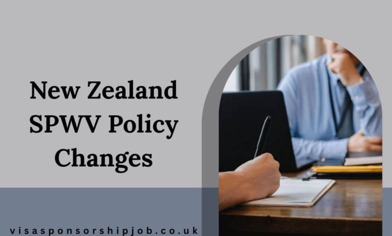New Zealand SPWV Policy Changes