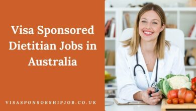 Visa Sponsored Dietitian Jobs in Australia