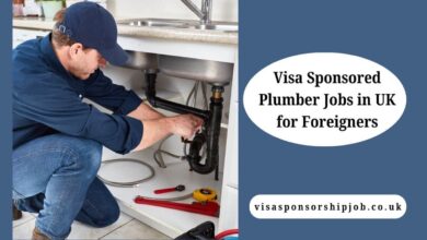 Visa Sponsored Plumber Jobs in UK for Foreigners
