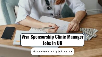 Visa Sponsorship Clinic Manager Jobs in UK