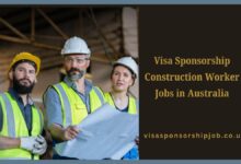 Visa Sponsorship Construction Worker Jobs in Australia