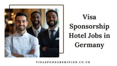 Visa Sponsorship Hotel Jobs in Germany