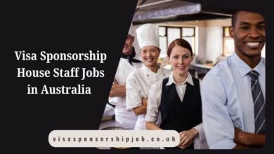 Visa Sponsorship House Staff Jobs in Australia
