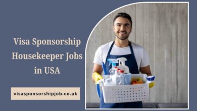 Visa Sponsorship Housekeeper Jobs in USA