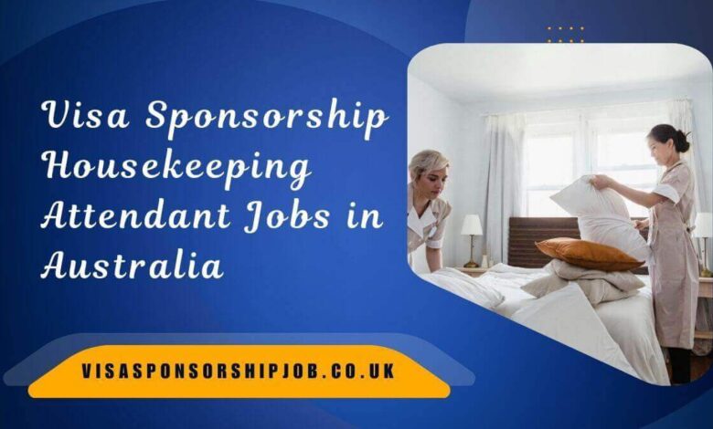 Visa Sponsorship Housekeeping Attendant Jobs in Australia