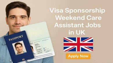 Visa Sponsorship Weekend Care Assistant Jobs in UK