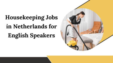 Housekeeping Jobs in Netherlands for English Speakers