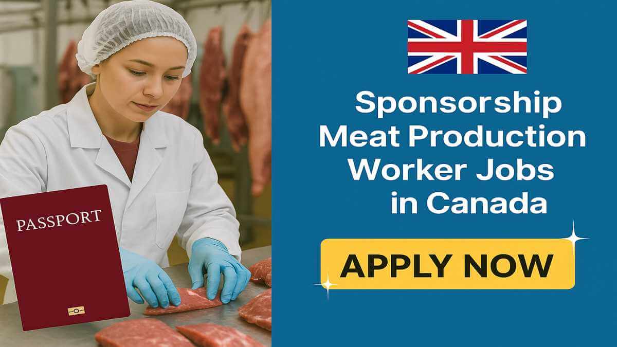 Sponsorship Meat Production Worker Jobs in UK