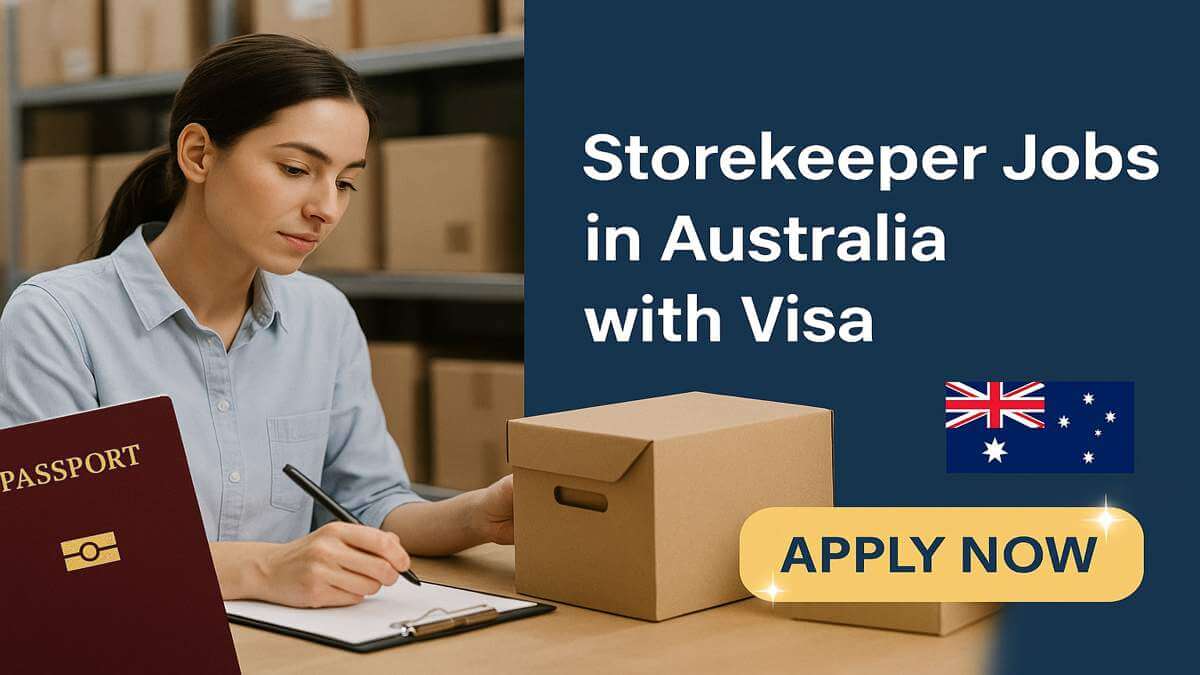 Storekeeper Jobs in Australia with Visa