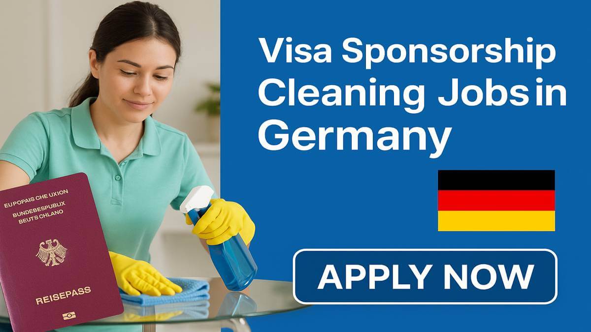 Visa Sponsorship Cleaning Jobs in Germany