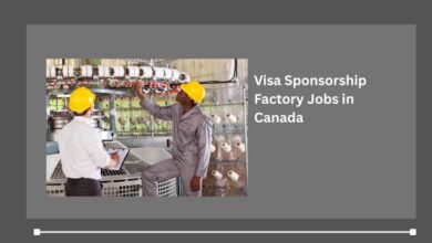 Visa Sponsorship Factory Jobs in Canada