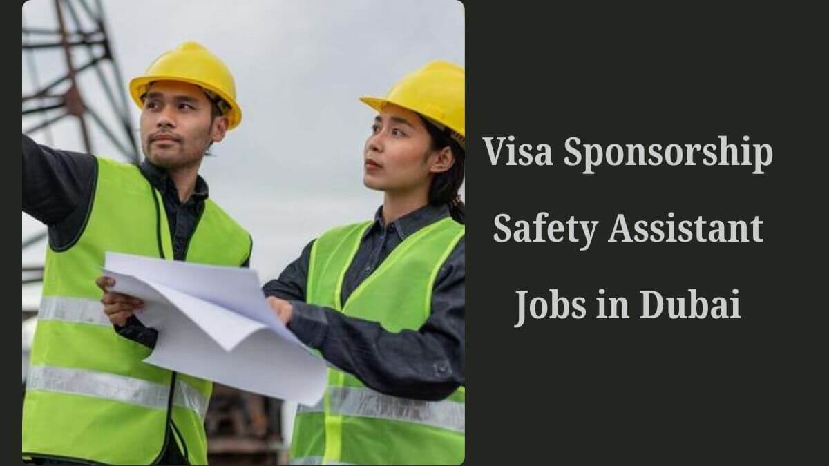 Visa Sponsorship Safety Assistant Jobs in Dubai