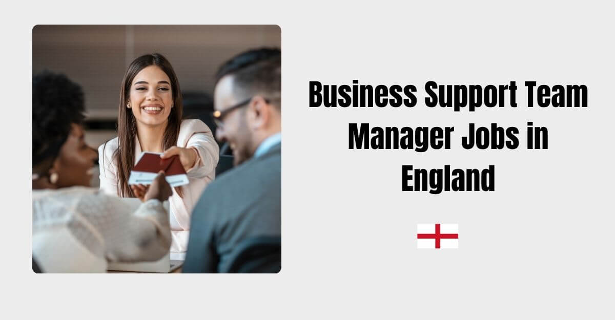 Business Support Team Manager Jobs in England