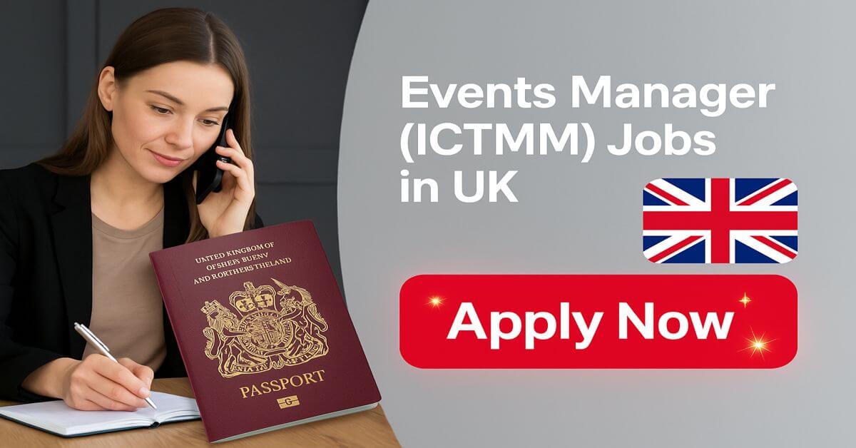 Events Manager (ICTMM) Jobs in UK