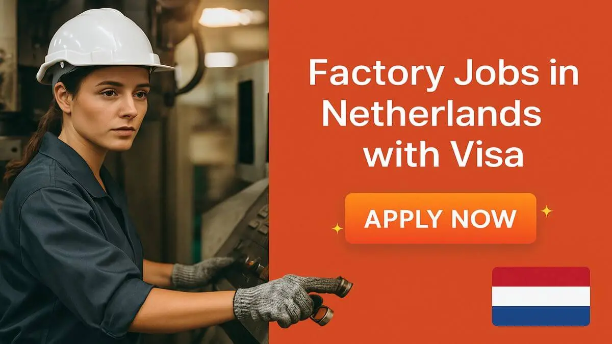 Factory Jobs in Netherlands with Visa