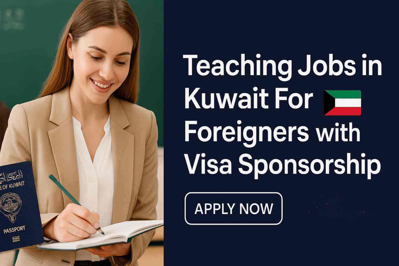 Teaching Jobs in Kuwait For Foreigners with Visa Sponsorship